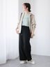 テレコクルートップス《2025spring catalog item》（オフホワイト/ブラック/ミント）｜Te chichi TERRASSE（テチチ テラス）通販