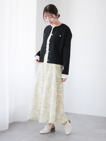 テレコクルートップス《2025spring catalog item》（オフホワイト/ブラック/ミント）｜Te chichi TERRASSE（テチチ テラス）通販