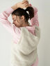 前後2WAYラメシャギーベスト《2025spring catalog item》（オフホワイト/グレー/ブルー）｜Te chichi TERRASSE（テチチ テラス）通販