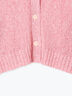 スラブクロップドVネックカーディガン《2025spring catalog item》（グレー/チャコールグレー/ピンク）｜Te chichi TERRASSE（テチチ テラス）通販