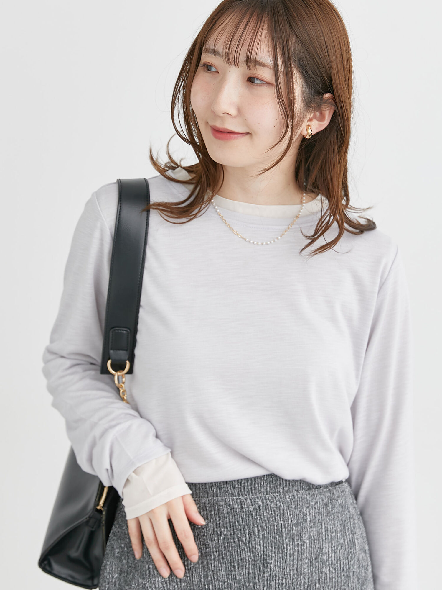 セール】 レイヤードセットロングTシャツ《2025spring catalog セール】 レイヤードセットロングTシャツ《2025spring catalog