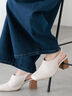 チャンキーヒールバックバンドミュール《2025spring catalog item》（オフホワイト/ブラック/ベージュ）｜Te chichi TERRASSE（テチチ テラス）通販