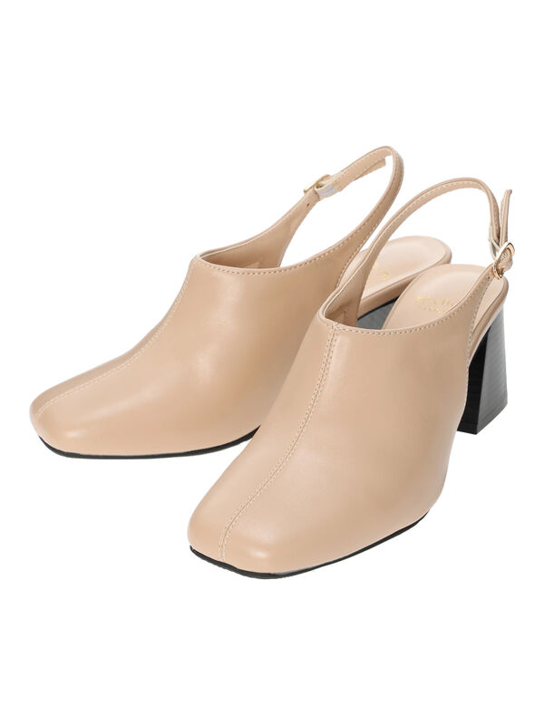チャンキーヒールバックバンドミュール《2025spring catalog item》（ベージュ）｜Te chichi TERRASSE（テチチ テラス）通販