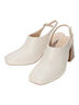 チャンキーヒールバックバンドミュール《2025spring catalog item》（オフホワイト/ブラック/ベージュ）｜Te chichi TERRASSE（テチチ テラス）通販