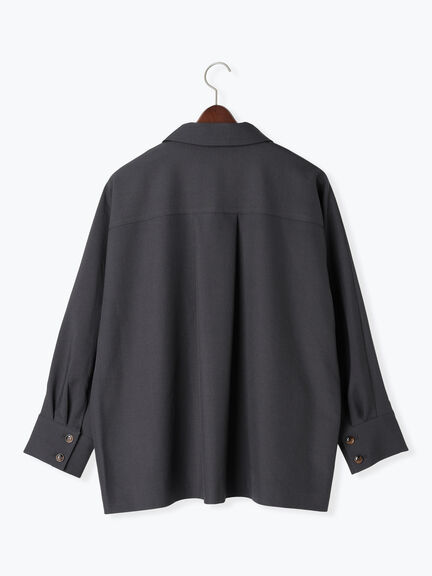 ドルマンテーラードジャケット《2025spring catalog item》（オフホワイト/チャコールグレー）｜Te chichi TERRASSE（テチチ テラス）通販