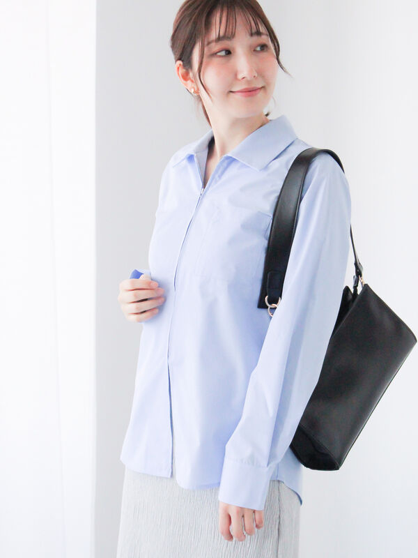 セール】 ジップアップシャツ《2025spring catalog item》（オフ