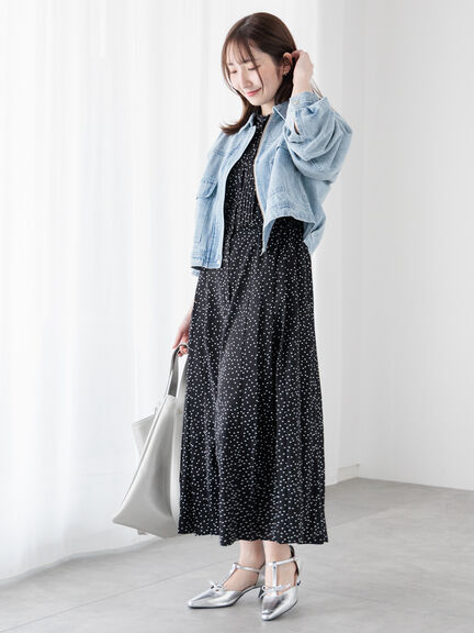 クロップドジャケット(セットアップ可)《2025spring catalog item》（ベージュ/ブルー/ネイビー）｜Te chichi TERRASSE（テチチ テラス）通販