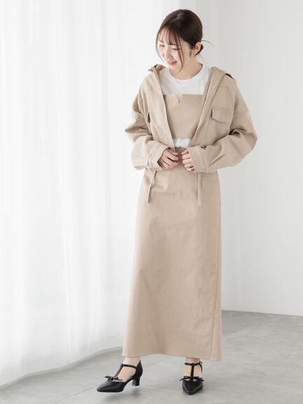 クロップドジャケット(セットアップ可)《2025spring catalog item》（ベージュ/ブルー/ネイビー）｜Te chichi TERRASSE（テチチ テラス）通販