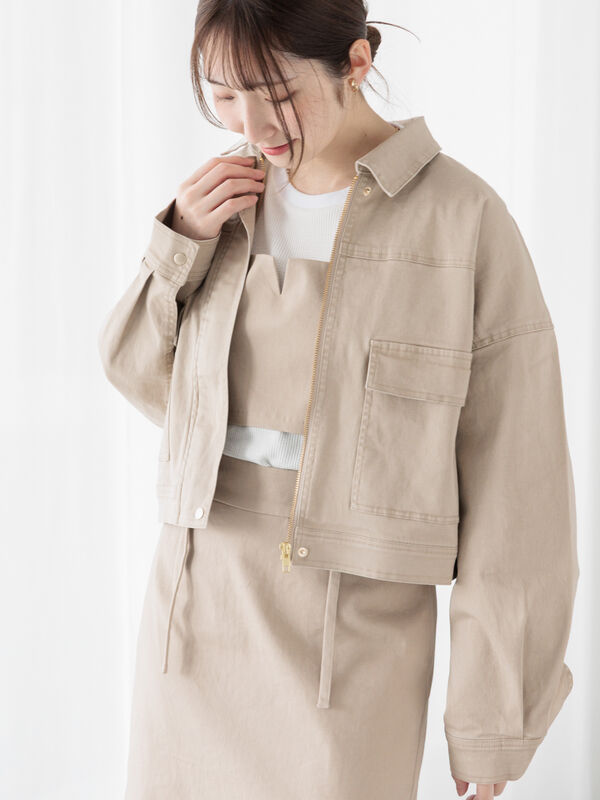 Chica Chica ブラウン クロップドジャケット Gucci GGロゴ クロップドジャケット | ブラウン | FARFETCH JP
