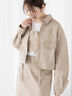 クロップドジャケット(セットアップ可)《2025spring catalog item》（ベージュ/ブルー/ネイビー）｜Te chichi TERRASSE（テチチ テラス）通販