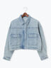 クロップドジャケット(セットアップ可)《2025spring catalog item》（ベージュ/ブルー/ネイビー）｜Te chichi TERRASSE（テチチ テラス）通販