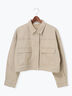 クロップドジャケット(セットアップ可)《2025spring catalog item》（ベージュ/ブルー/ネイビー）｜Te chichi TERRASSE（テチチ テラス）通販