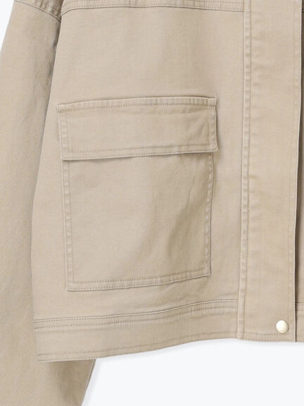 クロップドジャケット(セットアップ可)《2025spring catalog item》（ベージュ/ブルー/ネイビー）｜Te chichi TERRASSE（テチチ テラス）通販