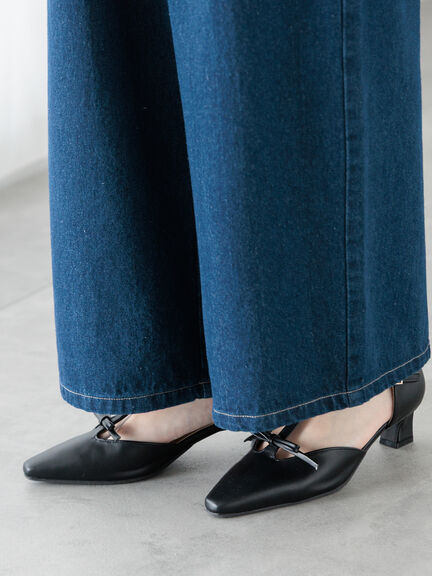 Tストラップパンプス《2025spring catalog item》（オフホワイト/シルバー/ブラック）｜Te chichi TERRASSE（テチチ テラス）通販