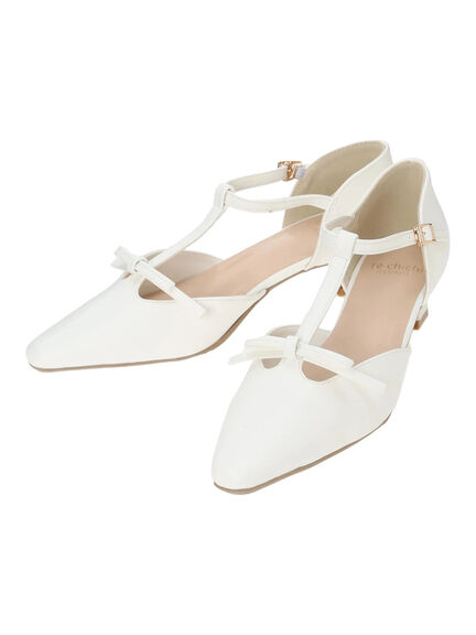 Tストラップパンプス《2025spring catalog item》（オフホワイト/シルバー/ブラック）｜Te chichi TERRASSE（テチチ テラス）通販