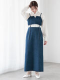 ビスチェ2WAYキャミワンピース(セットアップ可)《2025spring catalog item》（ネイビー）｜Te chichi TERRASSE（テチチ テラス）通販
