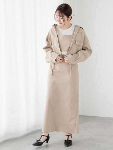 ビスチェ2WAYキャミワンピース(セットアップ可)《2025spring catalog item》（ベージュ/ブルー/ネイビー）｜Te chichi TERRASSE（テチチ テラス）通販