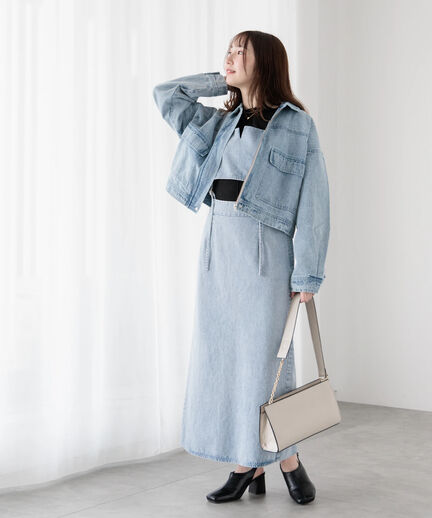 ビスチェ2WAYキャミワンピース(セットアップ可)《2025spring catalog item》（ベージュ/ブルー/ネイビー）｜Te chichi TERRASSE（テチチ テラス）通販