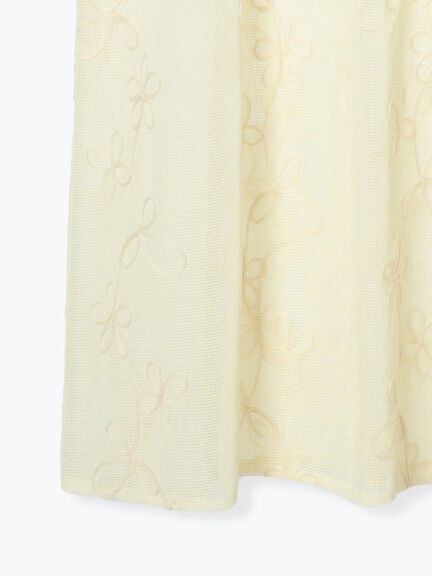 メッシュフラワーコードキャミワンピース《2025spring catalog item》（オフホワイト/ブラック）｜Te chichi TERRASSE（テチチ テラス）通販