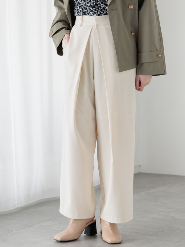 セール】 フロントタックパンツ《2025spring catalog item