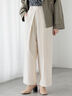 フロントタックパンツ《2025spring catalog item》（オフホワイト/チャコールグレー/ベージュ）｜Te chichi TERRASSE（テチチ テラス）通販