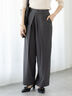 フロントタックパンツ《2025spring catalog item》（チャコールグレー）｜Te chichi TERRASSE（テチチ テラス）通販