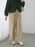 フロントタックパンツ《2025spring catalog item》（ベージュ）｜Te chichi TERRASSE（テチチ テラス）通販