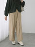 フロントタックパンツ《2025spring catalog item》（ベージュ）｜Te chichi TERRASSE（テチチ テラス）通販