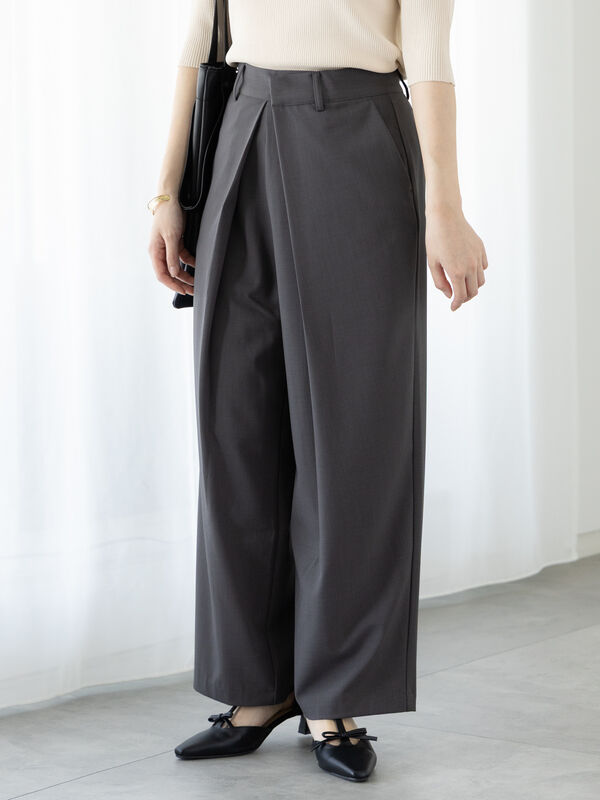セール】 フロントタックパンツ《2025spring catalog item