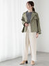 フロントタックパンツ《2025spring catalog item》（オフホワイト/チャコールグレー/ベージュ）｜Te chichi TERRASSE（テチチ テラス）通販