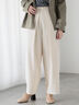 フロントタックパンツ《2025spring catalog item》（オフホワイト/チャコールグレー/ベージュ）｜Te chichi TERRASSE（テチチ テラス）通販