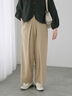 フロントタックパンツ《2025spring catalog item》（オフホワイト/チャコールグレー/ベージュ）｜Te chichi TERRASSE（テチチ テラス）通販