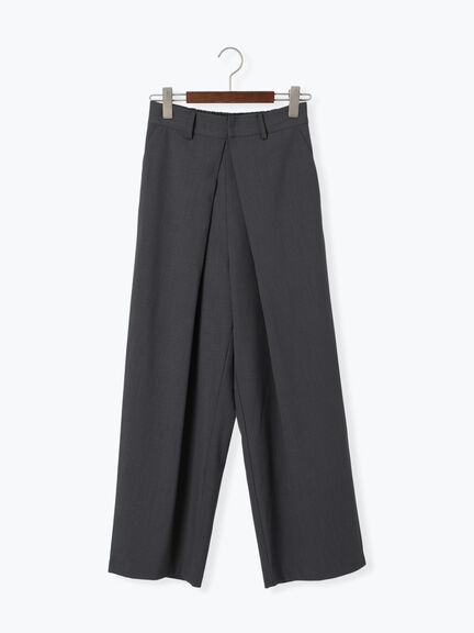 フロントタックパンツ《2025spring catalog item》（オフホワイト/チャコールグレー/ベージュ）｜Te chichi TERRASSE（テチチ テラス）通販