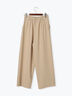 フロントタックパンツ《2025spring catalog item》（オフホワイト/チャコールグレー/ベージュ）｜Te chichi TERRASSE（テチチ テラス）通販