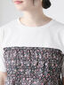 【日比谷花壇コラボ】レイヤードライクTシャツ（オフホワイト/ブラック）｜Te chichi TERRASSE（テチチ テラス）通販
