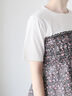 【日比谷花壇コラボ】レイヤードライクTシャツ（オフホワイト/ブラック）｜Te chichi TERRASSE（テチチ テラス）通販