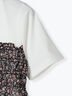 【日比谷花壇コラボ】レイヤードライクTシャツ（オフホワイト/ブラック）｜Te chichi TERRASSE（テチチ テラス）通販