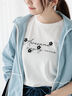 フラワーモチーフロゴTシャツ（オフホワイト/チャコールグレー/ベージュ）｜Te chichi TERRASSE（テチチ テラス）通販