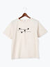 フラワーモチーフロゴTシャツ（ベージュ）｜Te chichi TERRASSE（テチチ テラス）通販