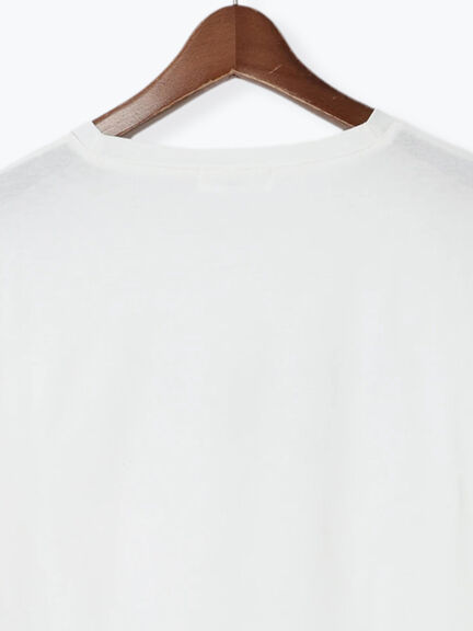 フラワーモチーフロゴTシャツ（オフホワイト/チャコールグレー/ベージュ）｜Te chichi TERRASSE（テチチ テラス）通販