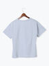 箔ロゴプリントTシャツ（オフホワイト/ブラック/ブルー）｜Te chichi TERRASSE（テチチ テラス）通販