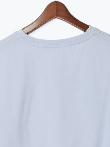 箔ロゴプリントTシャツ（オフホワイト/ブラック/ブルー）｜Te chichi TERRASSE（テチチ テラス）通販