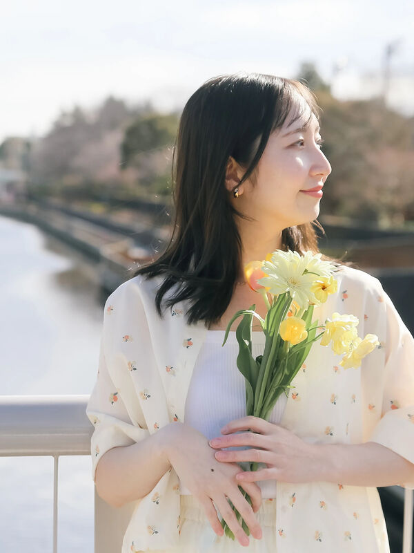 【日比谷花壇コラボ】プリントクロップドシャツ（セットアップ可）（オフホワイト）｜Te chichi TERRASSE（テチチ テラス）通販