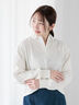 フラワー刺繍ラガーシャツ《2025spring catalog item》（オフホワイト/グレー/ネイビー）｜Te chichi TERRASSE（テチチ テラス）通販
