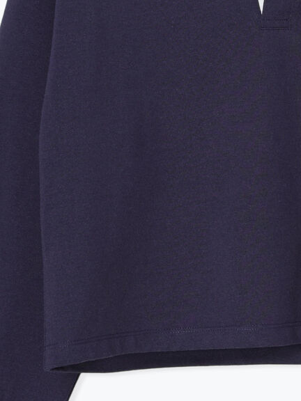 フラワー刺繍ラガーシャツ《2025spring catalog item》（オフホワイト/グレー/ネイビー）｜Te chichi TERRASSE（テチチ テラス）通販