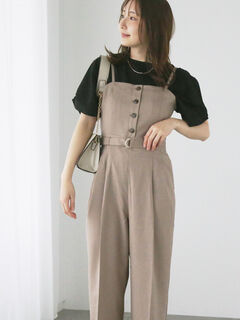 セール】 フロントボタンサロペット《2025spring catalog item