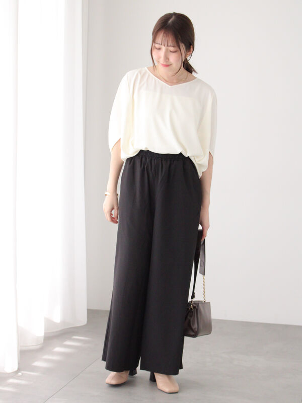 おちゃ　0811 セール】 フロントタックパンツ《2025spring catalog item