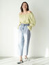 チェックスクエアネック2WAYブラウス《2025spring catalog item》（ブラック/グリーン/ブルー）｜Te chichi TERRASSE（テチチ テラス）通販