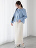 チェックスクエアネック2WAYブラウス《2025spring catalog item》（ブラック/グリーン/ブルー）｜Te chichi TERRASSE（テチチ テラス）通販