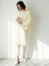 メタルボタンドロストシャツ《2025spring catalog item》（オフホワイト/チャコールグレー/イエロー）｜Te chichi TERRASSE（テチチ テラス）通販
